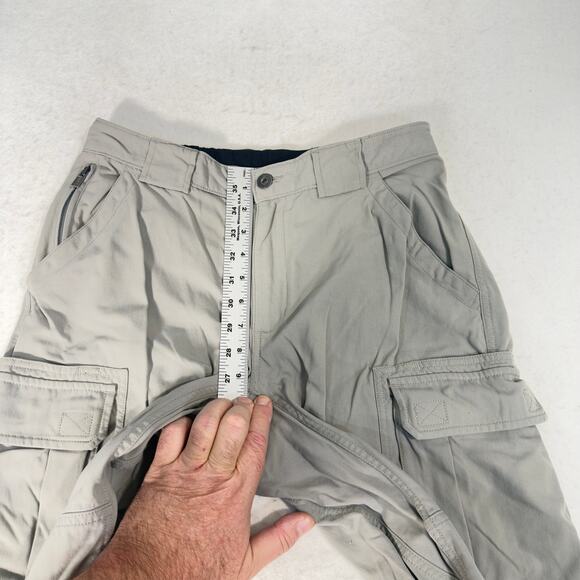 Duluth Trading Co Dry On The Fly Cargo Pant Men M x30 (30W 30L) Grey Elastic - Picture 10 of 16